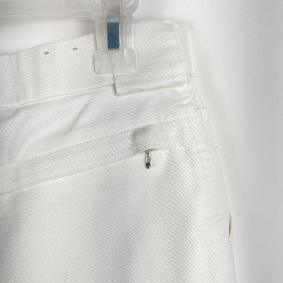 Windam Pointe White Flat Front Shorts 38 - Picture 6 of 10